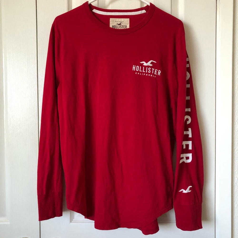 🥳Hollister Long Sleeve shirt❤️🤍